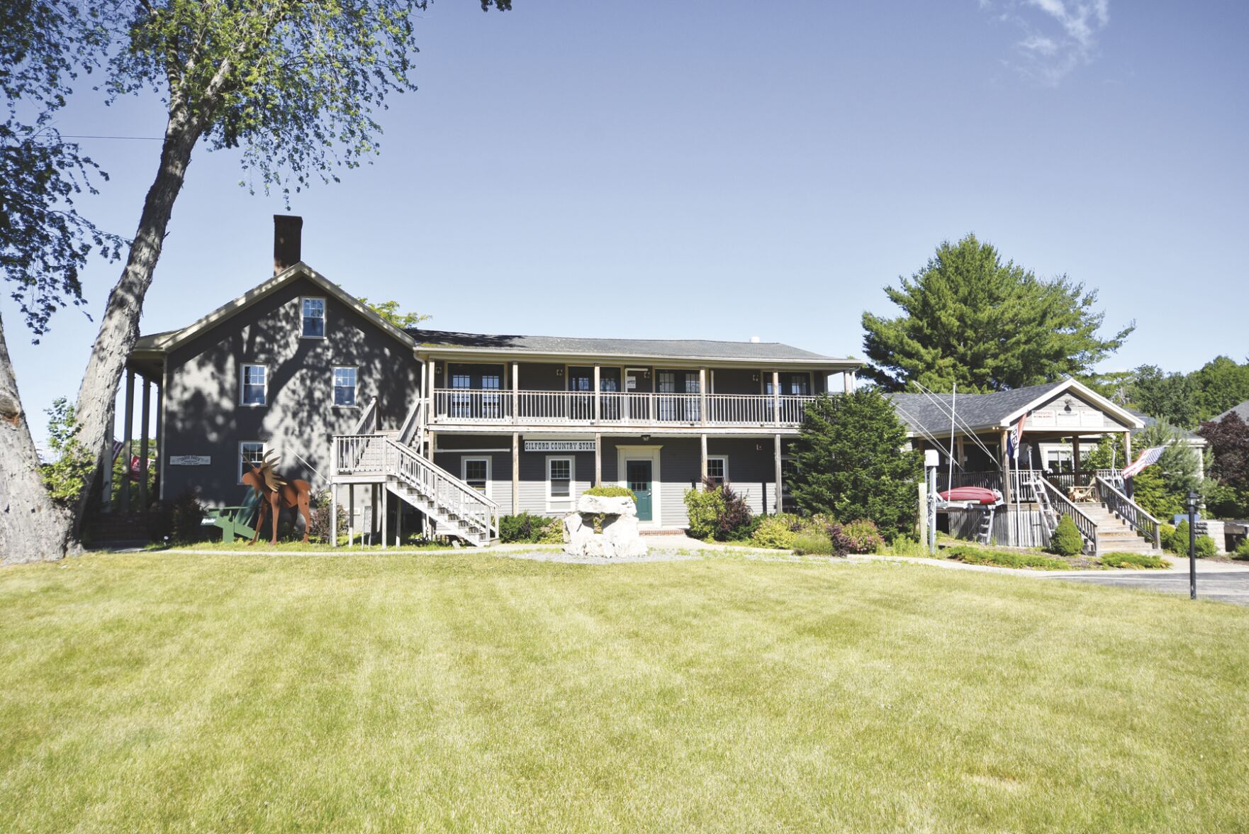 This historic commercial building in Gilford just sold.